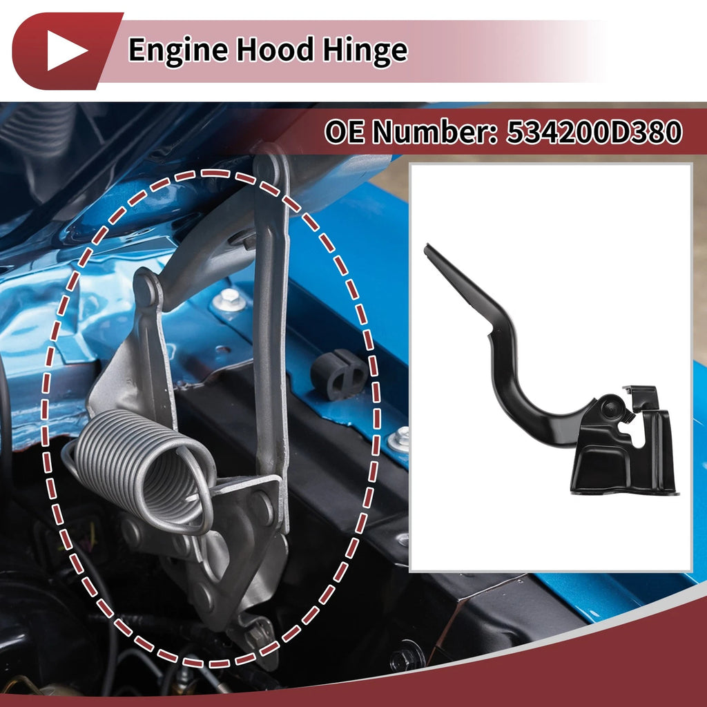 Hood Hinge for Toyota Vios (2014) Left Side, 1 pcs