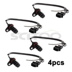 4PC Crankshaft Position Sensor for Kia Forte (2010–2013) L4 Engine