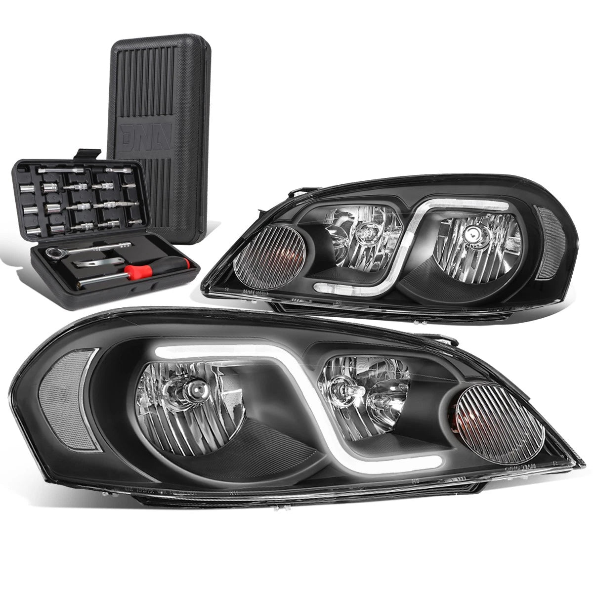 LED Bar Headlight Lamps for Chevy Impala Limited (2006–2016)