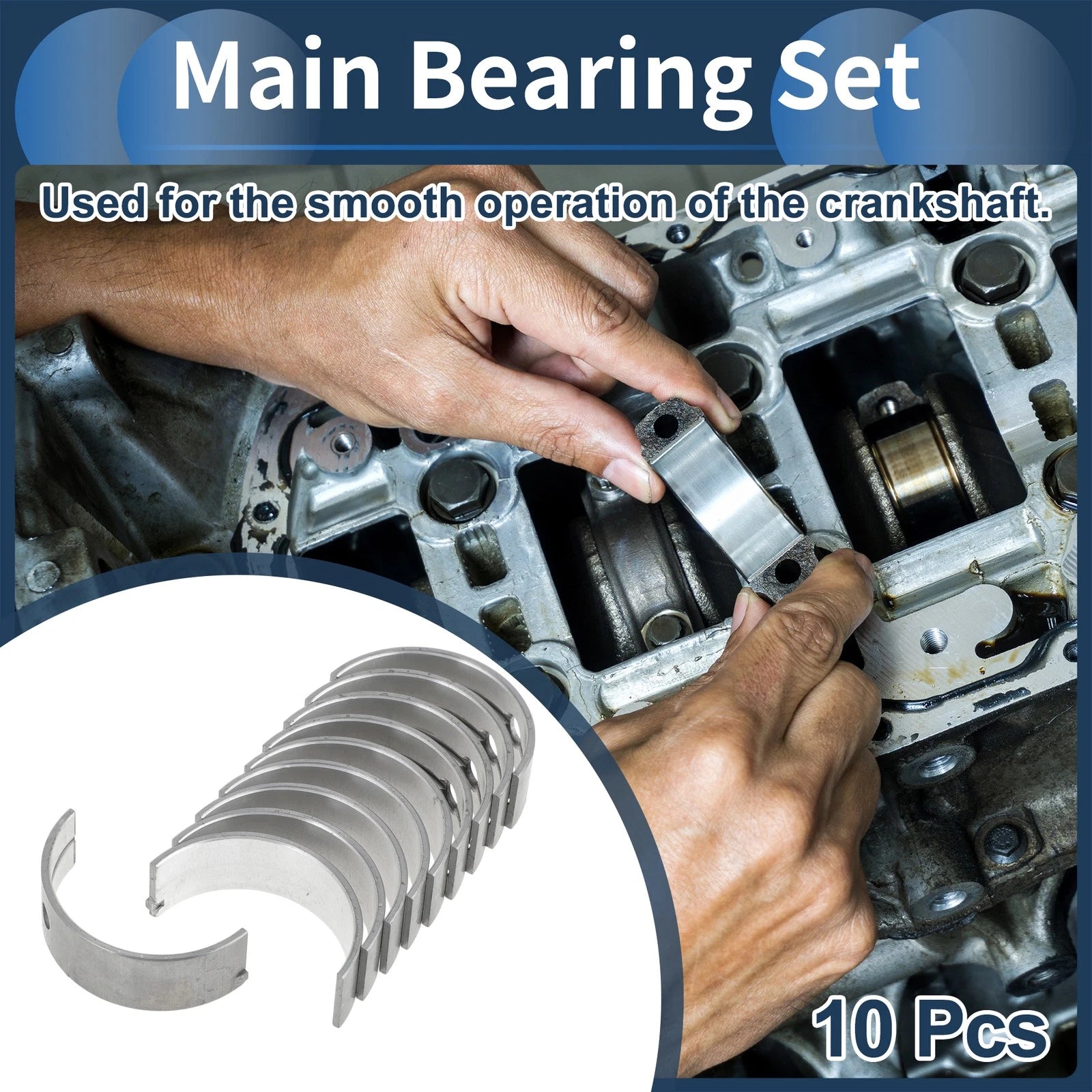 Main Bearing Set No.1230082810 for Chevrolet Metro (1998–2000)