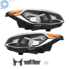 Set of 2 Halogen Headlights for Kia Soul (2014–2019) Chrome