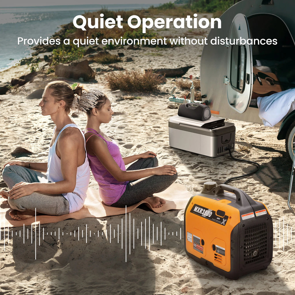 3500 Watt Gas Inverter Generator for RV (Portable, Super Quiet)