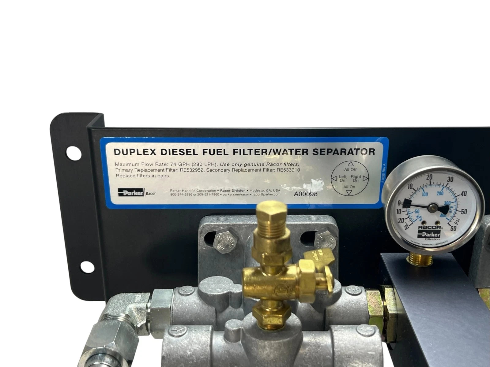 Dual Diesel Fuel Filter Water Separator for John Deere