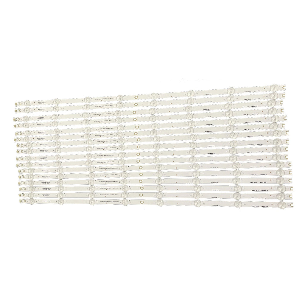 Set of 16 LED Backlight Strips for Vizio D65U-D2 D65-D2 E65X-C2 (LB65018)