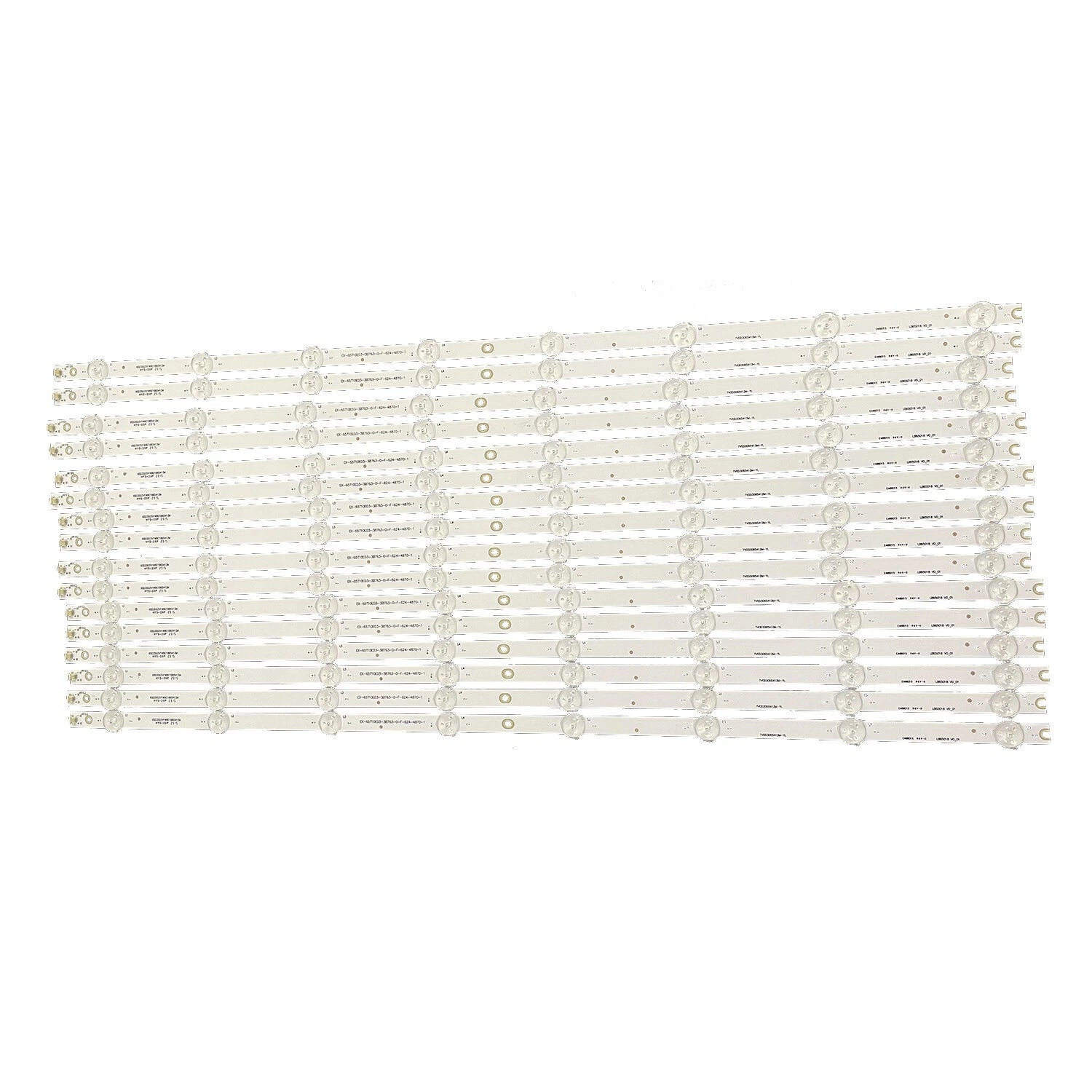 Set of 16 LED Backlight Strips for Vizio D65U-D2 D65-D2 E65X-C2 (LB65018)