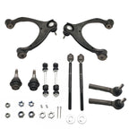 Set of 10 Front Upper Control Arms Tie Rods for Yukon Silverado Sierra 1500 (2014–2019)