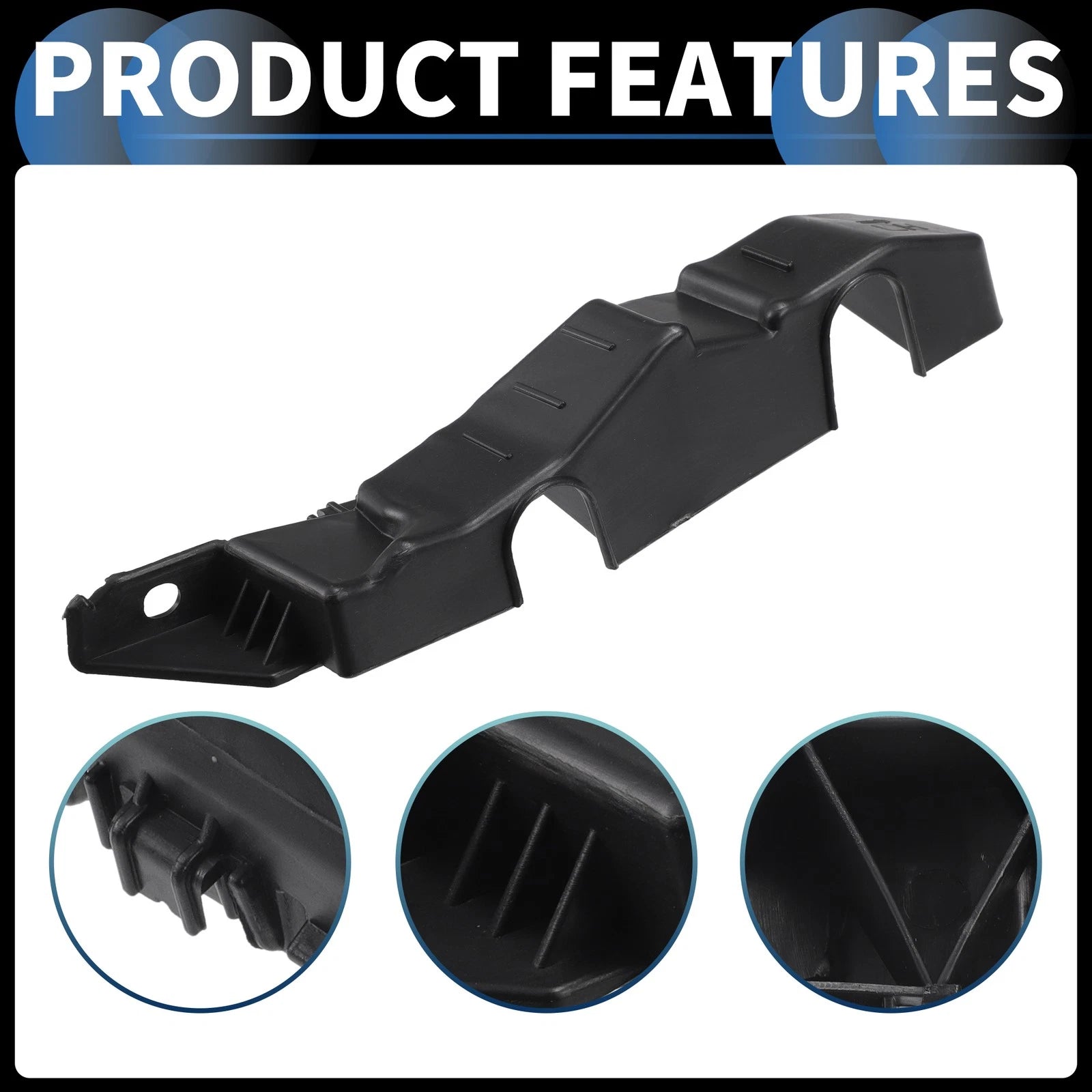 1pc Left Front Bumper Retainer Bracket No. 86551AA000 for Hyundai Elantra (2021–2023)