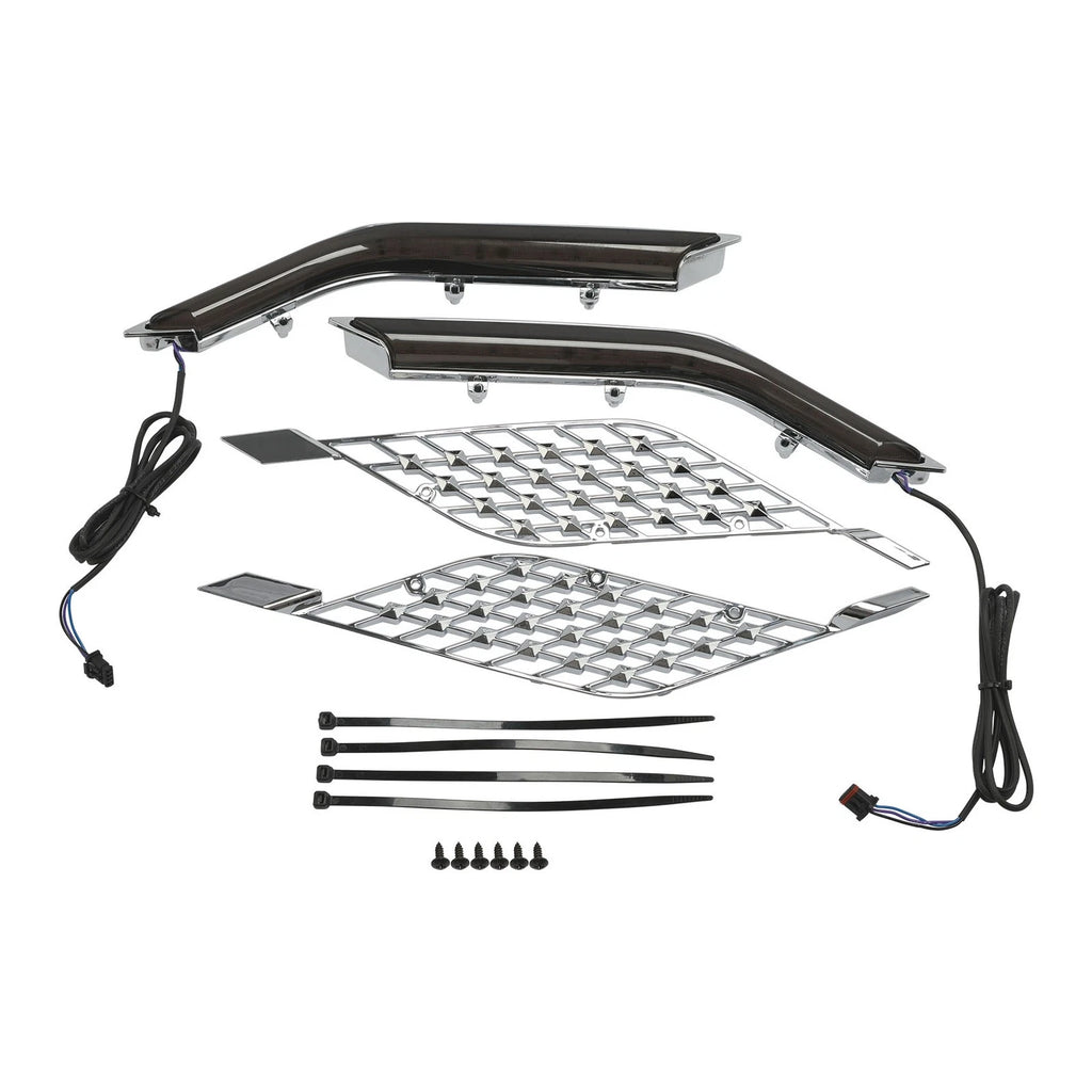 LED Radiator Grill Panel Lights for Honda Goldwing 1800 GL1800B (2018–Present)