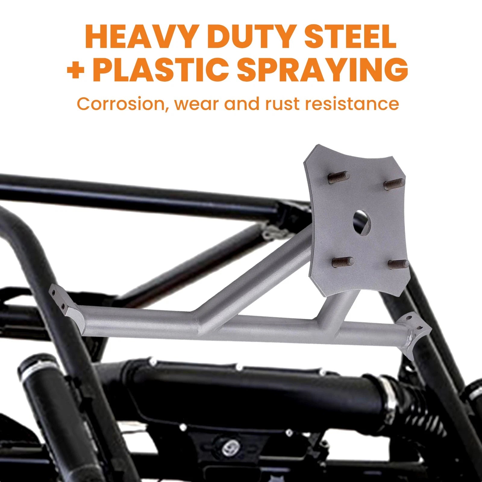 Rear Spare Tire Carrier Mount Rack for Polaris RZR XP 1000 XP Turbo (2016)