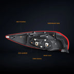 LED DRL Bumper Headlights for Chevy Silverado (1999–2002) Chrome Housing