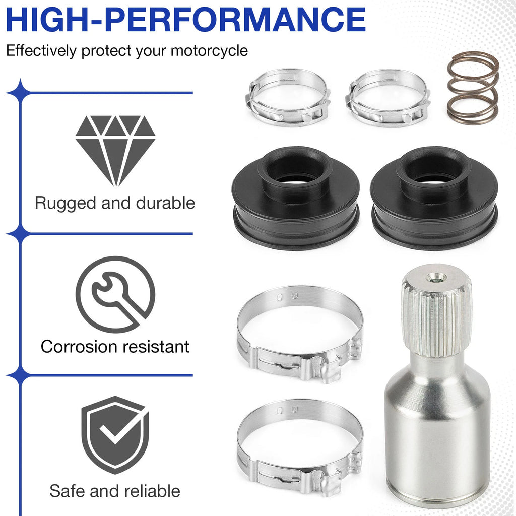 Rear Mid Drive Coupler & Boot Clamp Kit for Arctic Cat Wildcat 1000 (2013–2018)