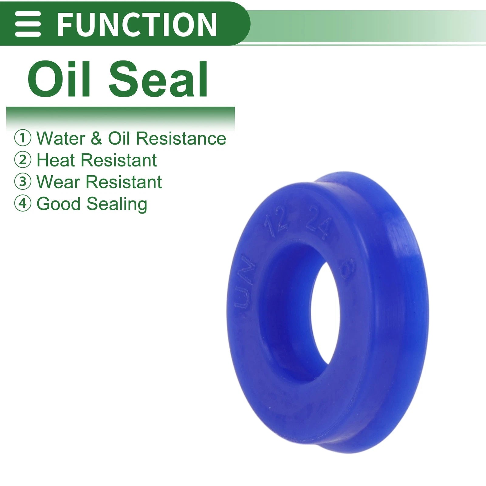 Set of 10 Oil Seal Rotary Shaft Seal 12x24x6mm for Various Models