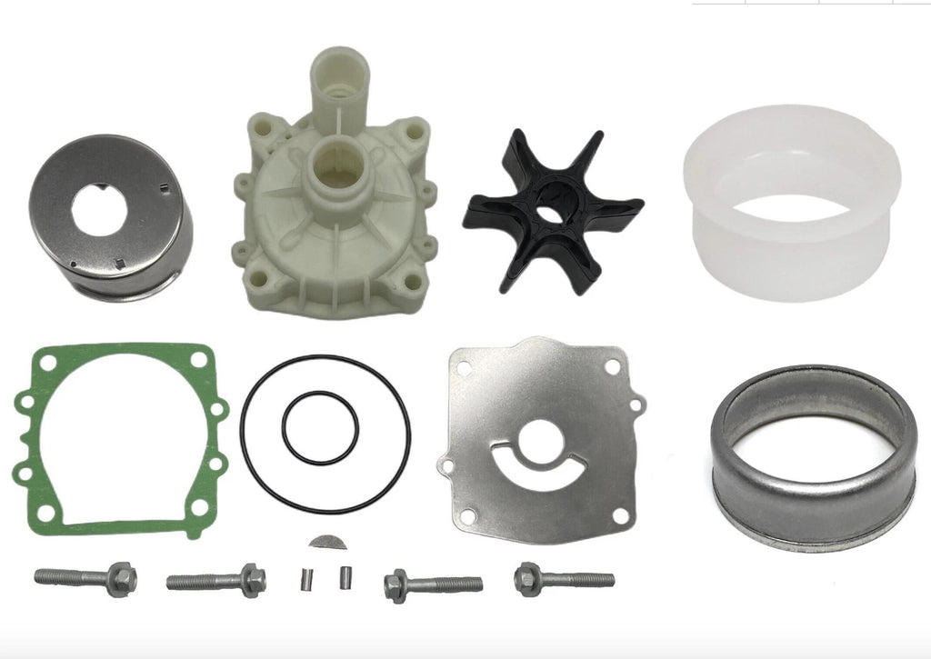 Water Pump Impeller Kit & Spacer Collar for Yamaha 150 175 200 225 250 (N/A)