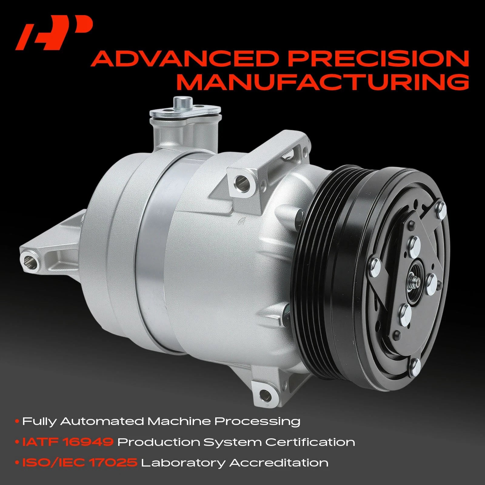 A/C Compressor with Clutch for Chevrolet Aveo (2009-2016)