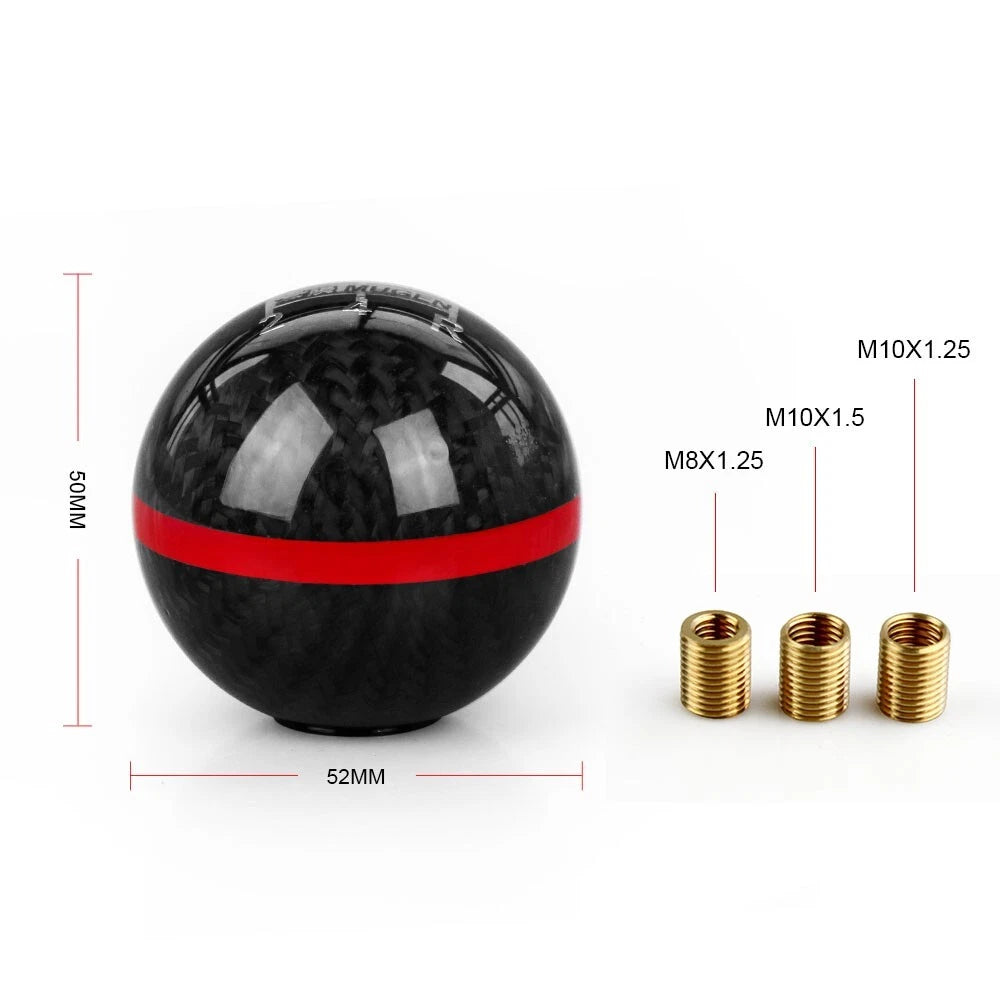 5 Speed Carbon Fiber Shift Knob for Mugen Manual Automatic