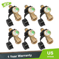 Set of 6 Propane Tank Adapters for POL to QCC1/Type1 Conversion