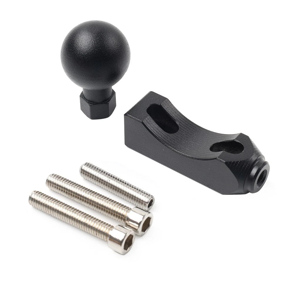 Universal Ball Head Base GPS Phone Holder Bracket Clamp for Motorcycle