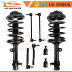 Front Suspension Struts & Coil Spring Outer Tie Rod Ball Joint for Acura MDX (2001–2002)