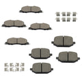 Set of 8 Ceramic Brake Pads for Ford Explorer (2020–2023)