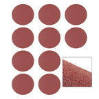 Set of 10 Hook and Loop Sanding Discs 40-180 Grits 7 Inch
