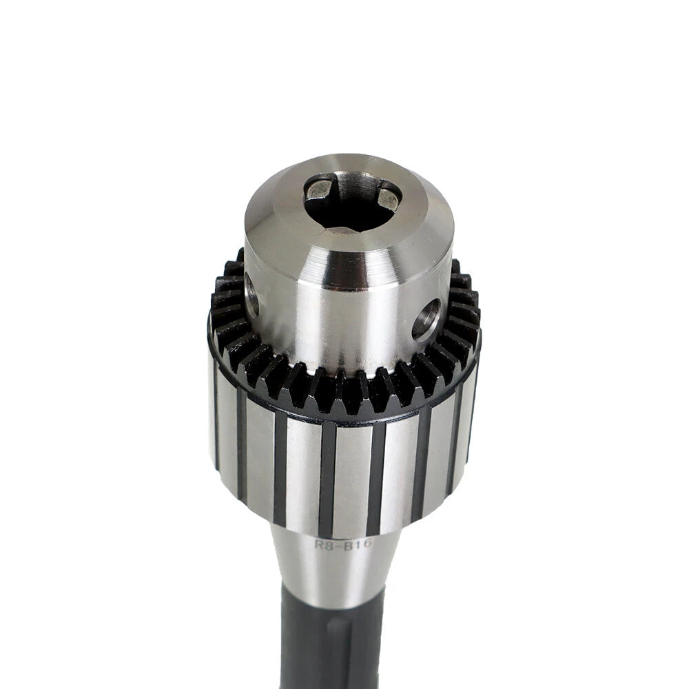 Drill Chuck with R8 Shank for Precision Tools (1/2" Capacity)