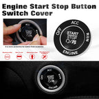 Push Start Stop Button Cover Decor Kit for Dodge Charger Challenger (2011-2023)