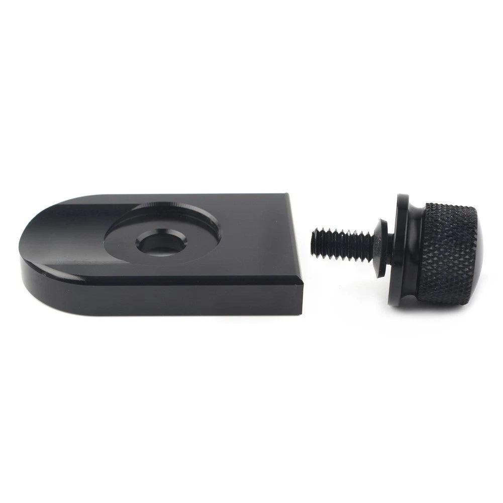 Rear Fender Seat Bolt Screw Nut Tab Cover for Harley Touring (1996–2023) Black