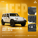 Windshield Frame Cover Cowl Armor with LED Lights for Jeep Wrangler JK (2007–2018)