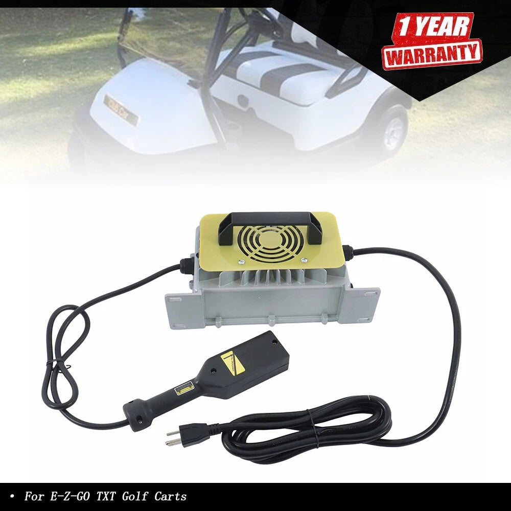 36V 18A Battery Charger for E-Z-GO TXT Golf Carts (IP67 Waterproof)