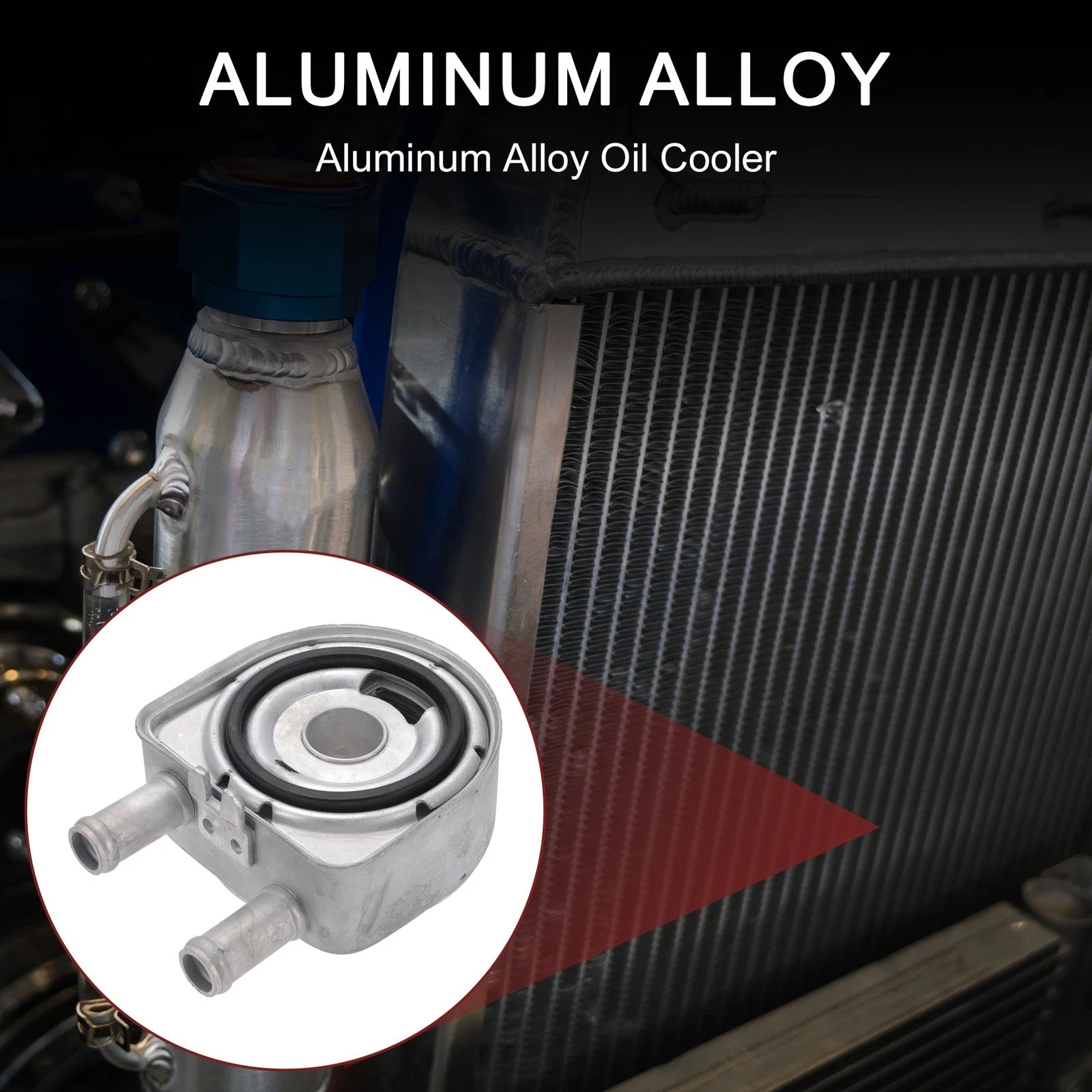 Engine Oil Cooler with Seals for Hyundai Tucson (2016–2023) No. 264102G000