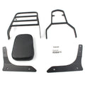 Black Backrest Sissy Luggage Rack for Yamaha XVS1300A V Star 1300 (2007-2017)