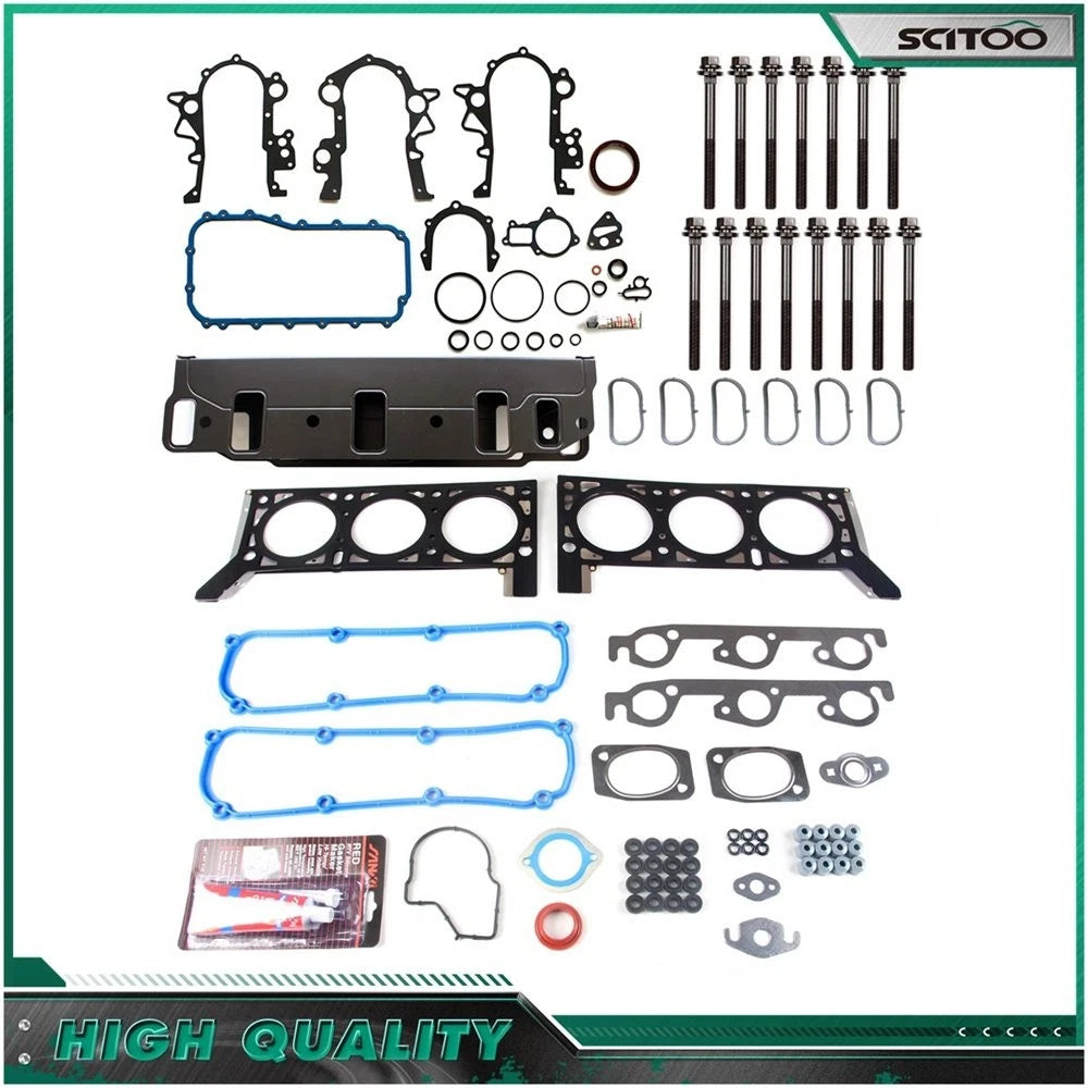 Set of 12 Cylinder Head Gasket Bolts for Chrysler Town & Country (2004–2007)