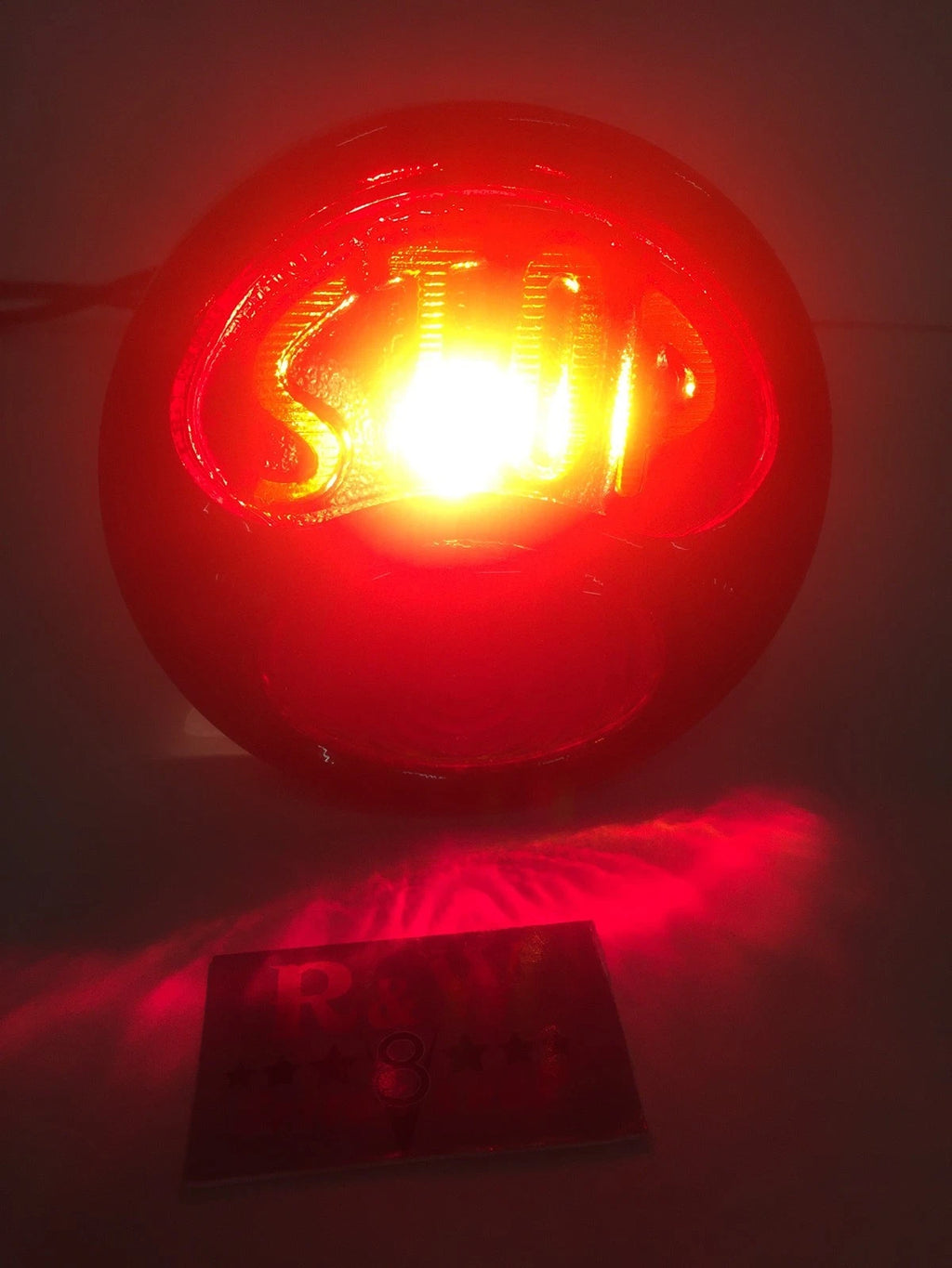 Tail Light Assembly with Stop Glass Lens for 1928-1931 Ford Model A