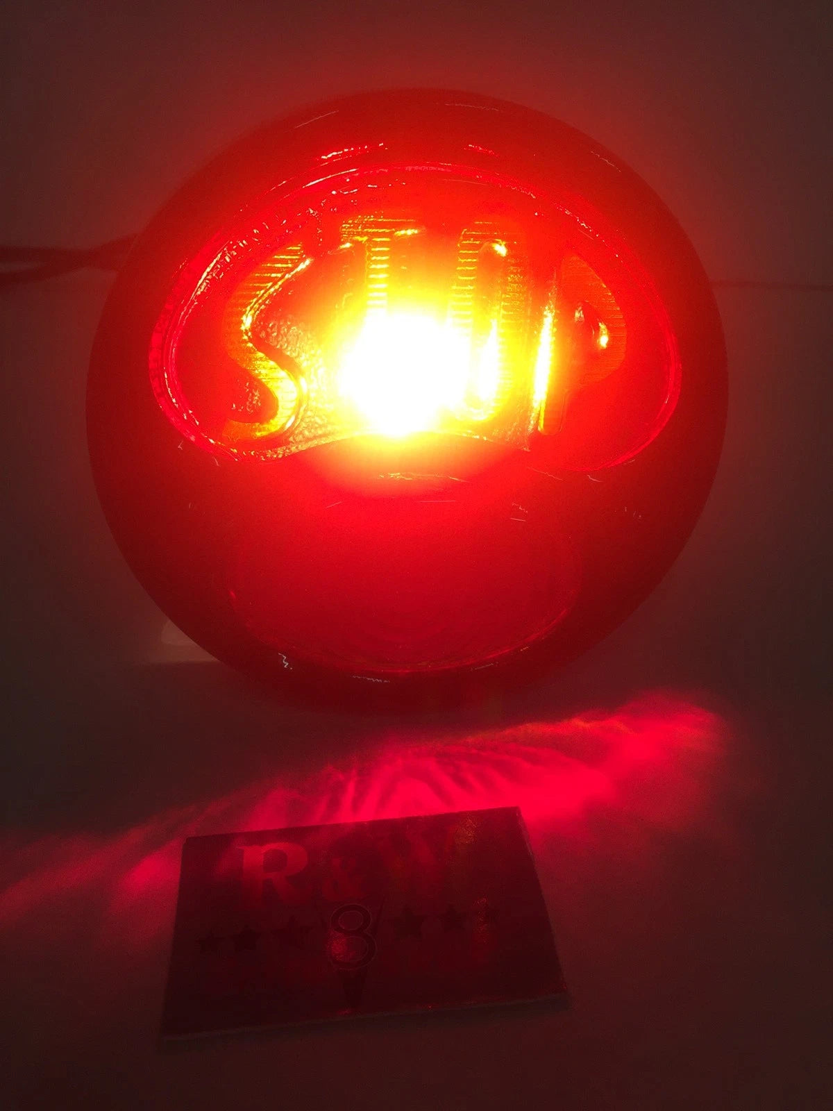 Tail Light Assembly with Stop Glass Lens for 1928-1931 Ford Model A