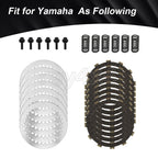 Clutch Friction Disc Steel Plate Kit & Springs for Yamaha YZ250 (2002–2024)