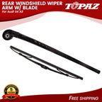 Rear Windshield Wiper Arm with Blade for Audi S4 A3 (2002–2013)