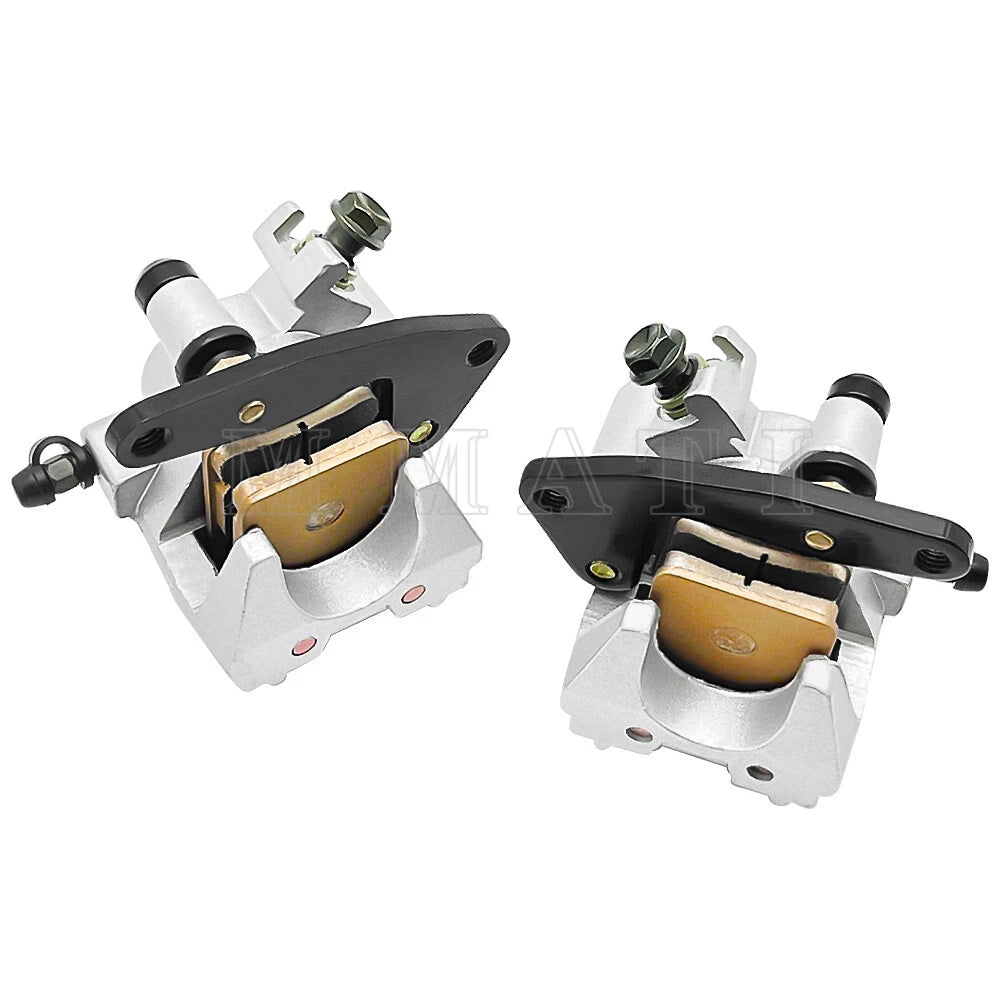 Front Left Right Brake Calipers & Pads for Kawasaki KFX400 KSF400 (2003–2006)