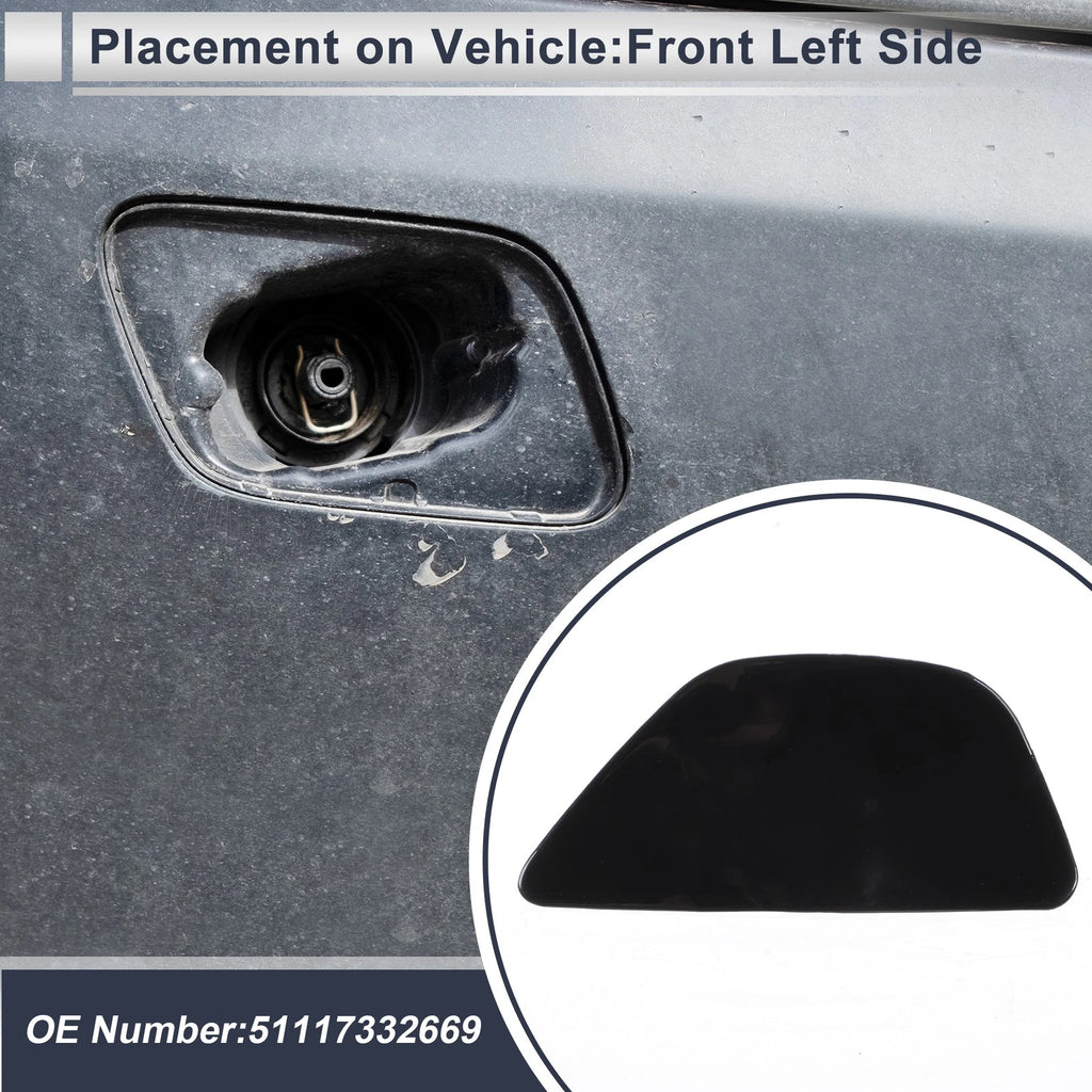 Front Left Washer Nozzle Cover Cap No. 51117332669 for BMW 535i GT (2014–2017)