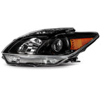 Pair Headlight Assembly for Toyota Prius (2010–2011) 1.5L Black Projector