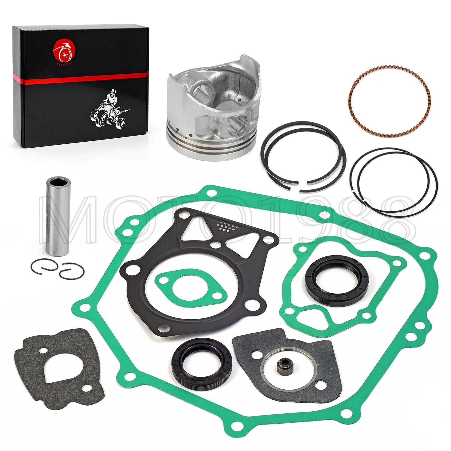 Top End Piston Gasket Kit for Yamaha Golf Cart G14 (1995–1996) Oversize 0.50mm