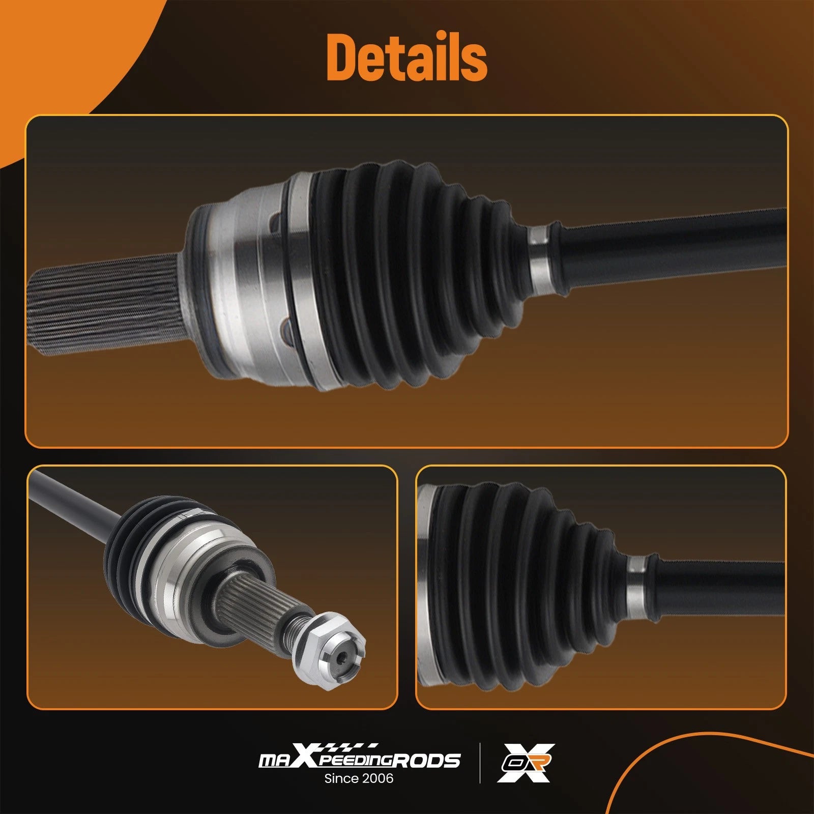 Front Right CV Axle Drive Shaft for Jaguar XJ (2013–2019) C2D42128