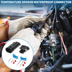2 Pin Temperature Sensor Waterproof Connector for Chevy (No. 12162000)