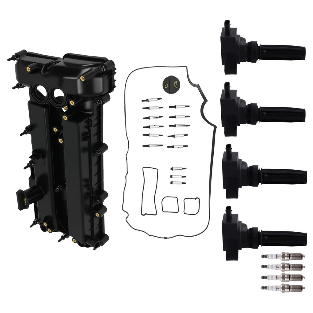 Engine Valve Cover with Coils & Plugs for Lincoln MKZ 2.0L Turbo (2013–2016)