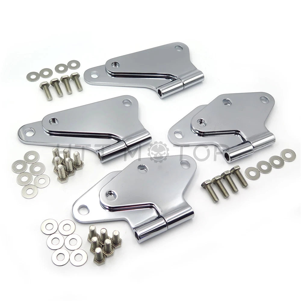Set of 8 Body Door Hinges for Jeep Wrangler JK (2007–2017) Chrome Stainless