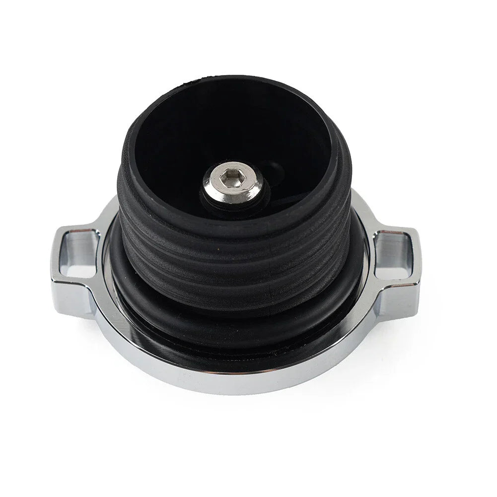 Chrome Fuel Gas Tank Oil Cap Cover for Harley Sportster 883, Softail, Dyna