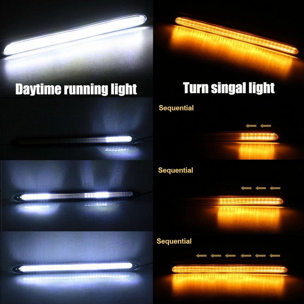 2PC 9" LED Headlight Strip for Make Model