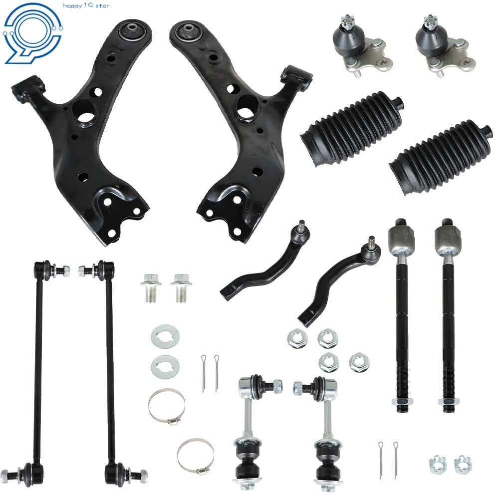 Front Lower Control Arm Ball Joint Tie Rod Kit for Toyota RAV4 (2006–2018)