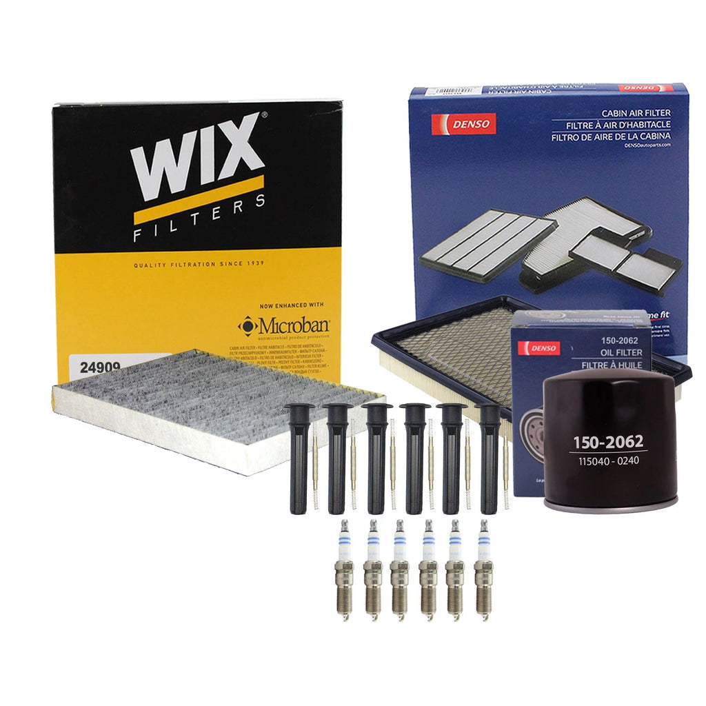 Denso Tune Up Kit with 6 Spark Plugs & Boots for Dodge Magnum 300 (2005)