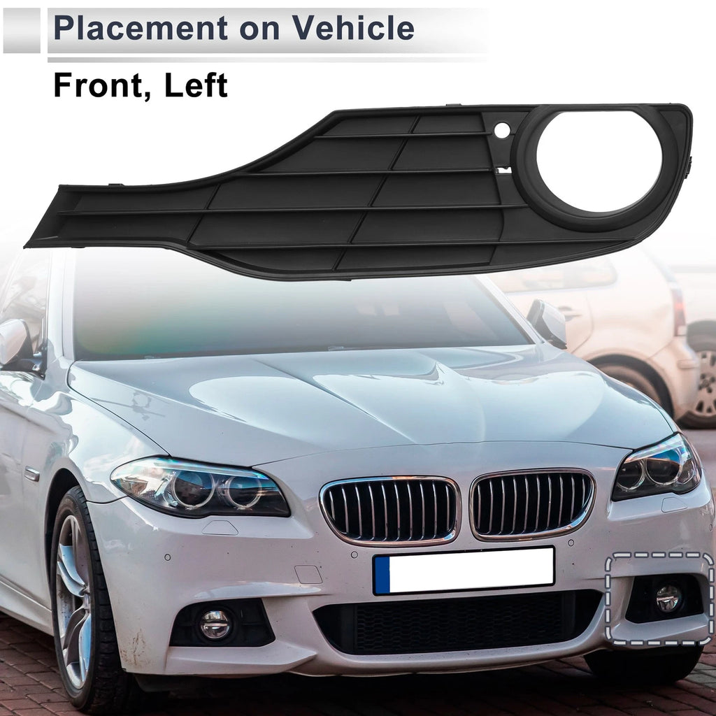 1pc Fog Light Grill for BMW 320i (2013–2015) No. 51117255365 Black