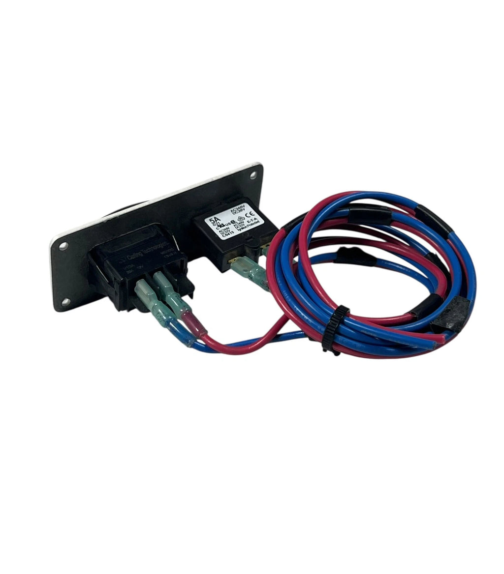 Baitwell Fill Switch Panel for Boat (4 3/8in x 1 7/8in)